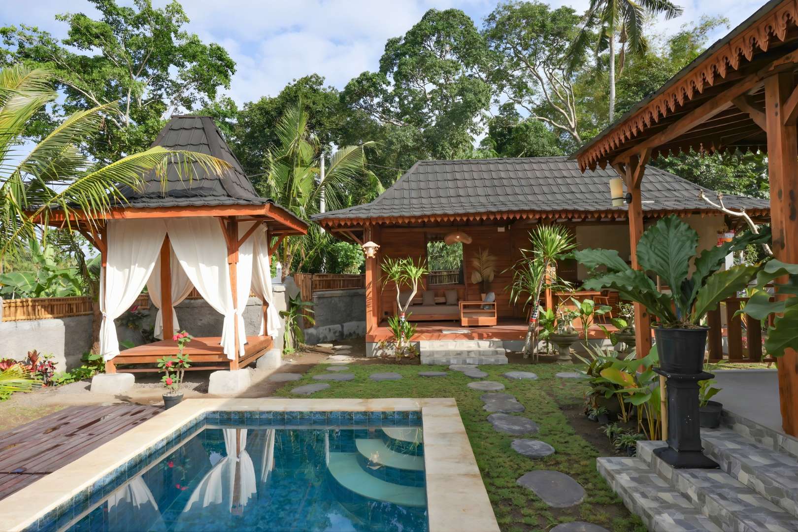 Affordable 1BR Joglo Villa with Private Pool image 1