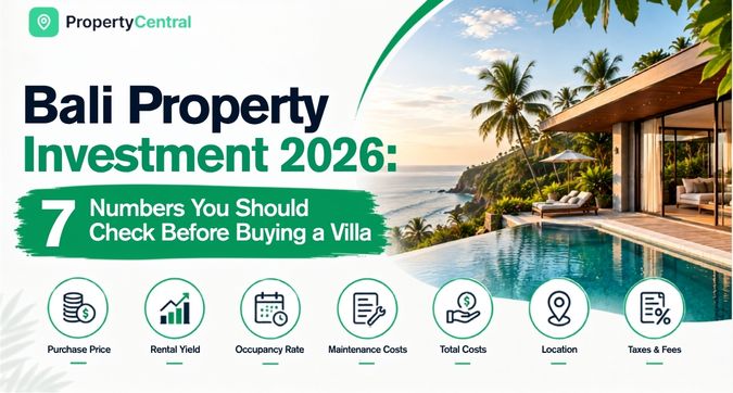 Bali Property Investment 2026: 7 Numbers You Should Check Before Buying a Villa